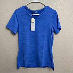 NWT adidas golf shirt short sleeve v neck size small